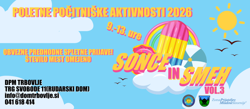Počitniške aktivnosti SONCE IN SMEH vol.3